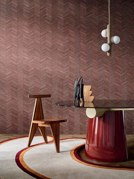 Casamance Textures Vegetales Ocotea behang 75372854 - LAB COLOUR THE WORLD