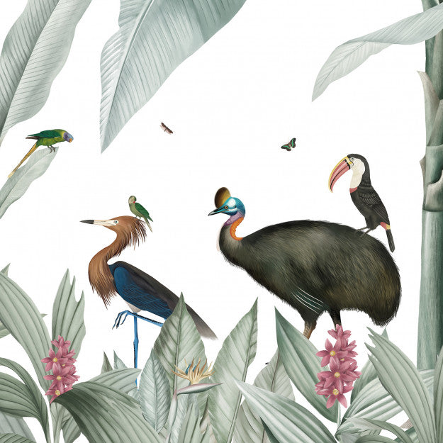 Les Dominotiers Casela Birds Behang DOM 616