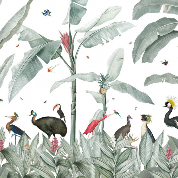 Les Dominotiers Casela Birds Behang DOM 616