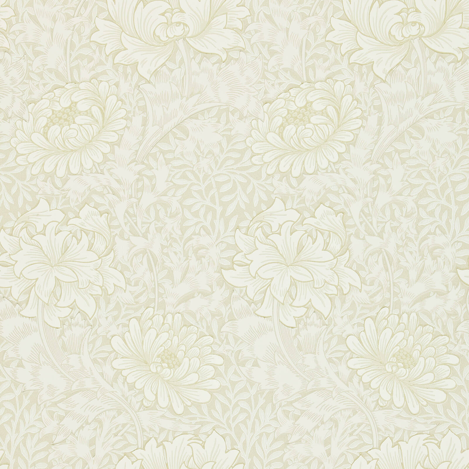 Morris & Co. Chrysanthemum Behang 212546 - LAB COLOUR THE WORLD