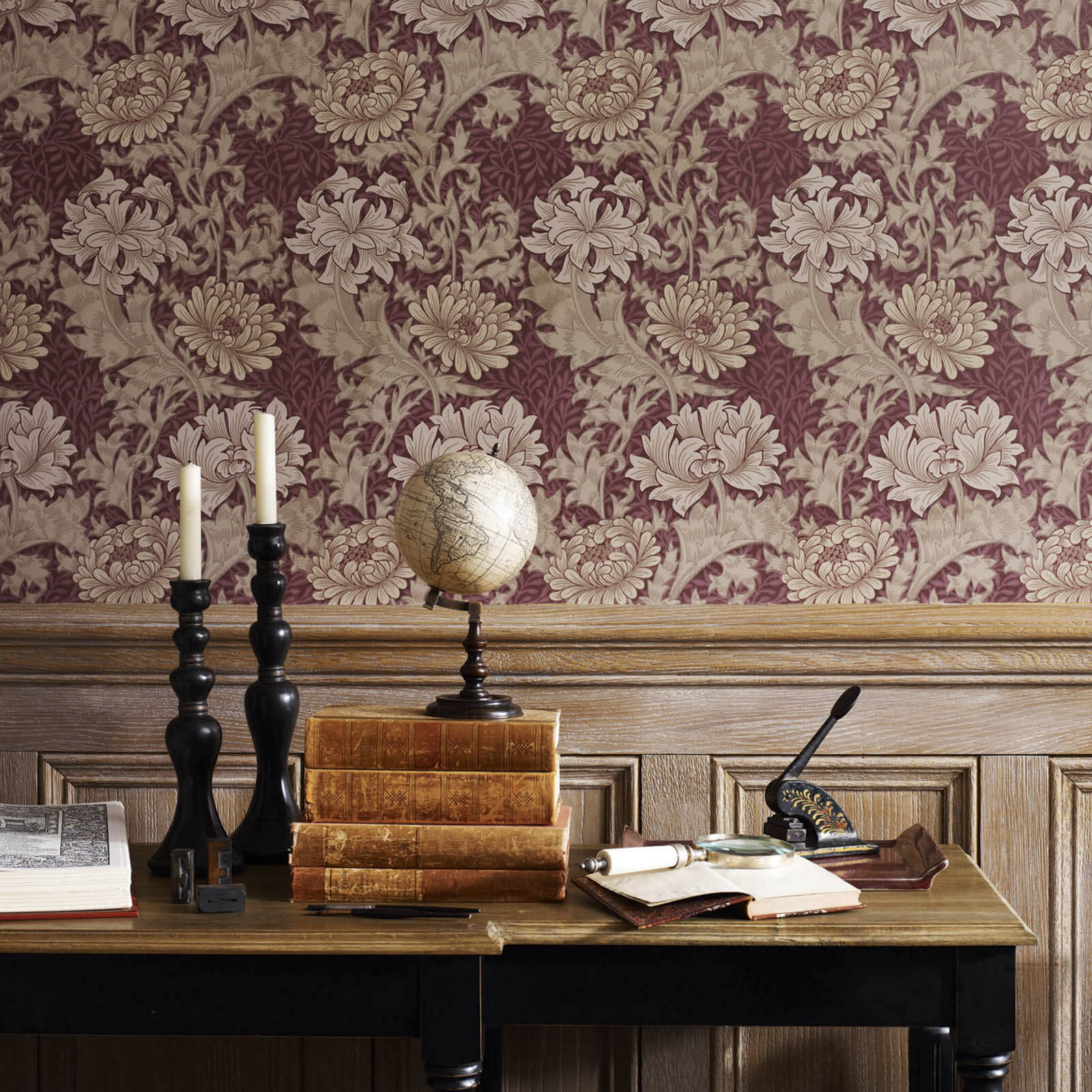 Morris & Co. Chrysanthemum Behang 210418 - LAB COLOUR THE WORLD