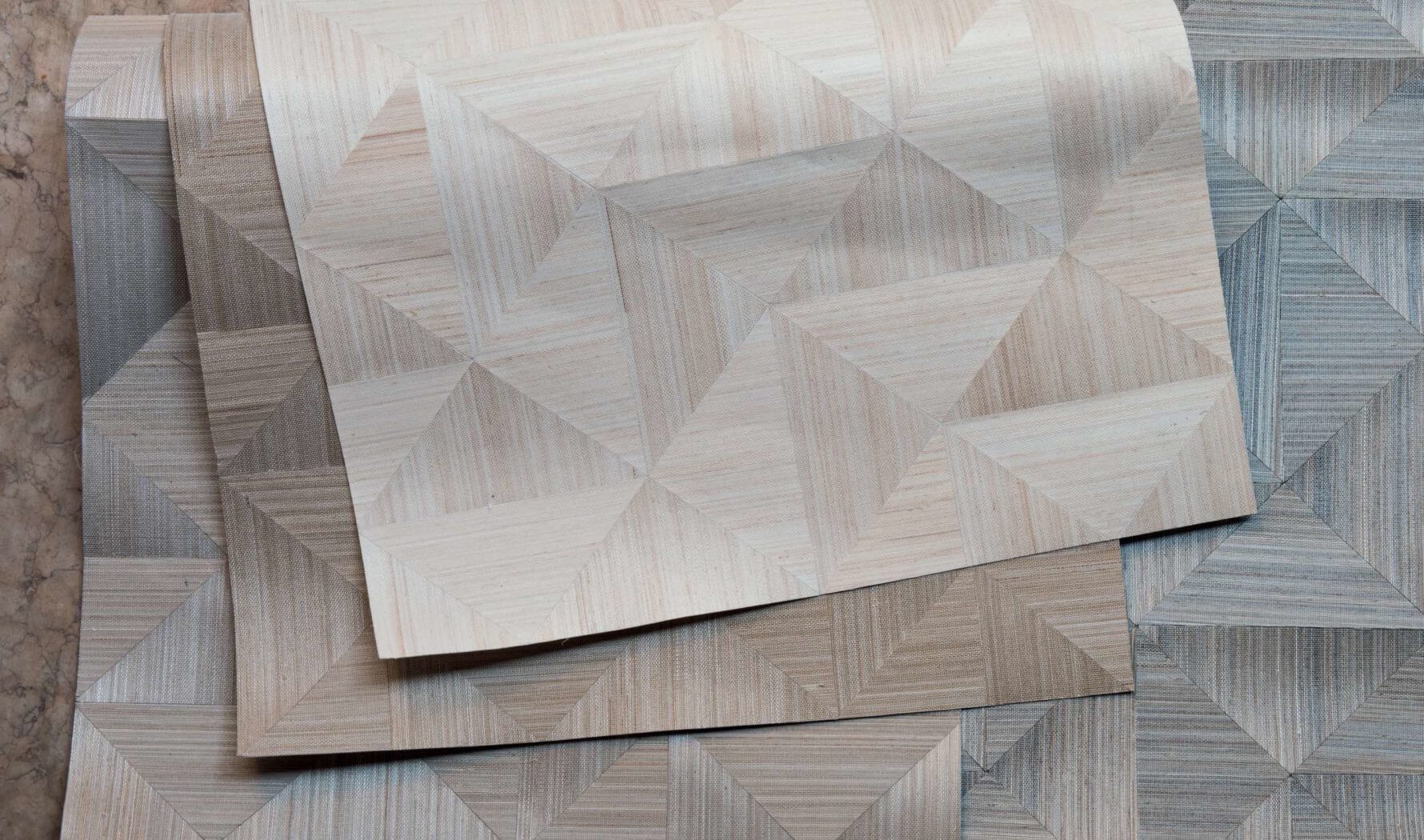 CMO Paris Abaca Square Behang WAB 06 - Sable