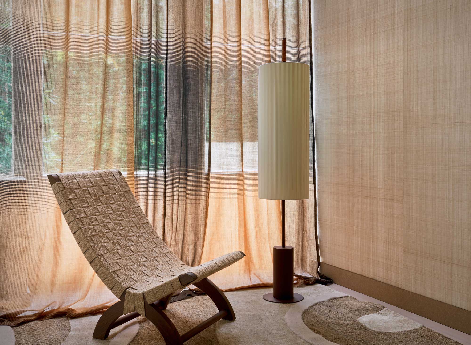 CMO Paris Abaca Pur Behang WAB 09 - camel