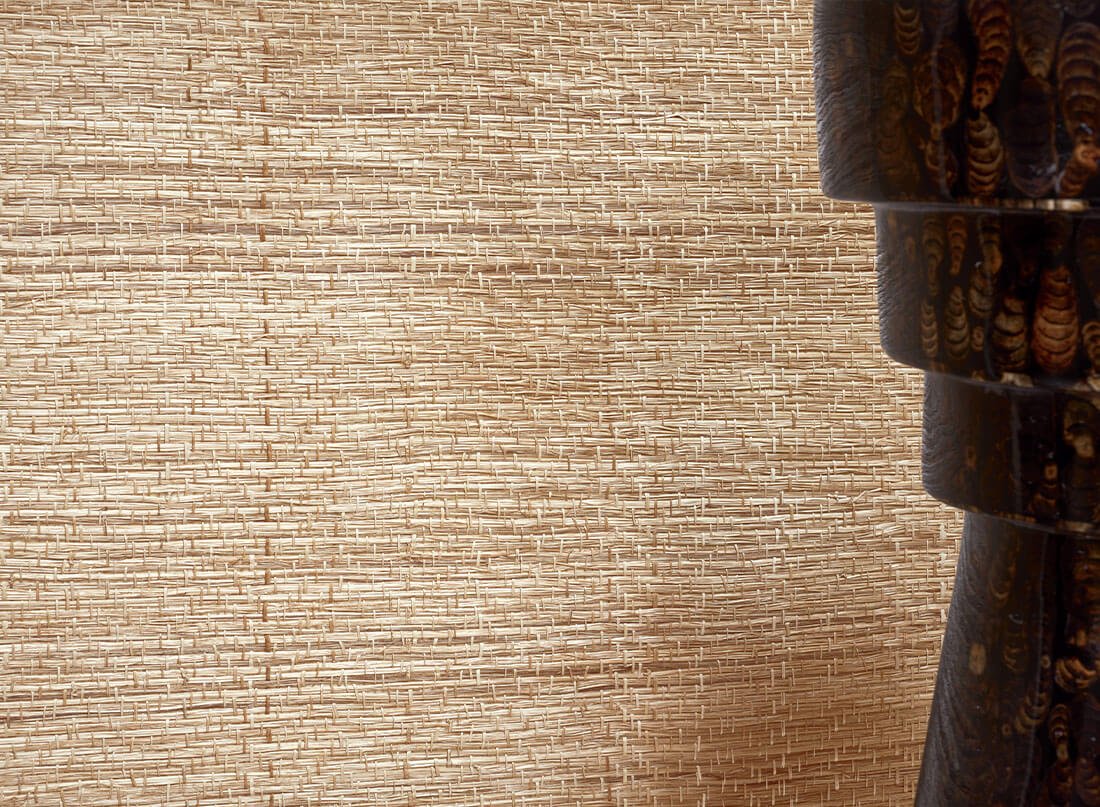 CMO Paris Abaca Herbacé Behang WAB 11 72 - tabac - LAB COLOUR THE WORLD