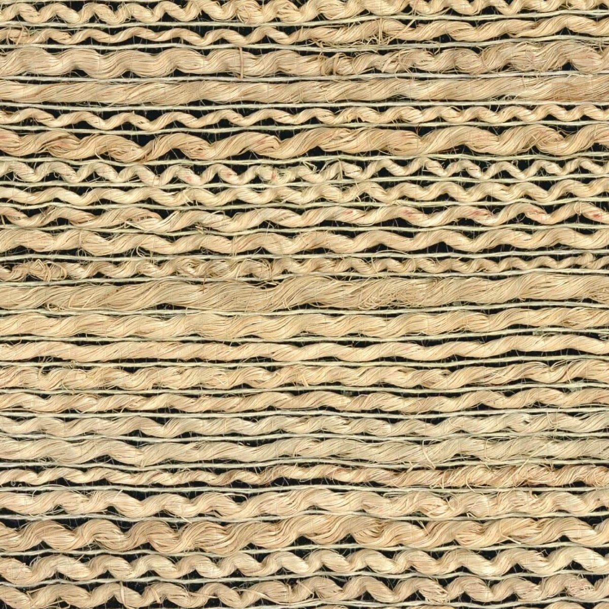 CMO Paris Abaca Tressé Behang WAB 08 80 - naturel noir - LAB COLOUR THE WORLD