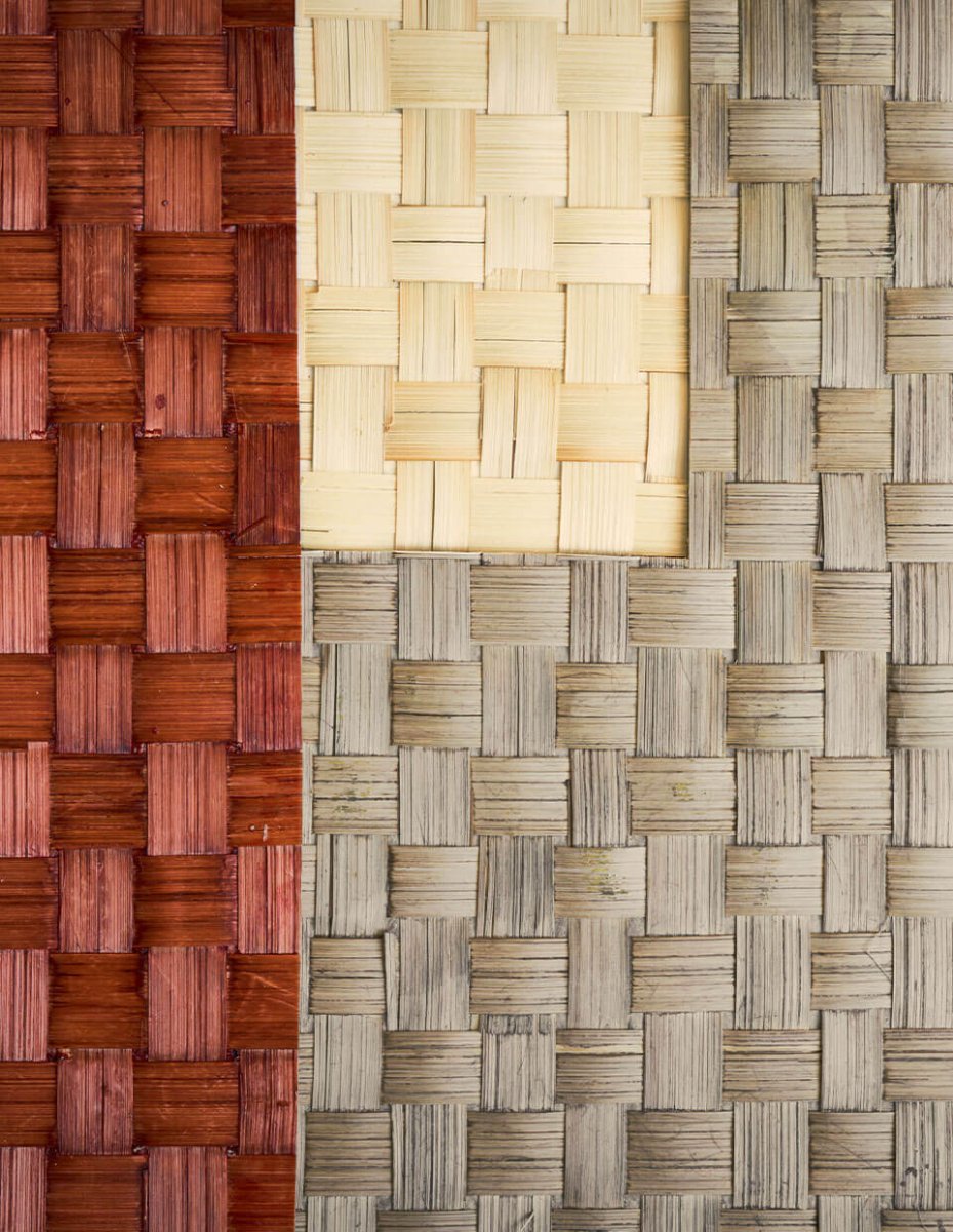 CMO Paris Bambou Canvas Behang WBB 04 10 - naturel - LAB COLOUR THE WORLD
