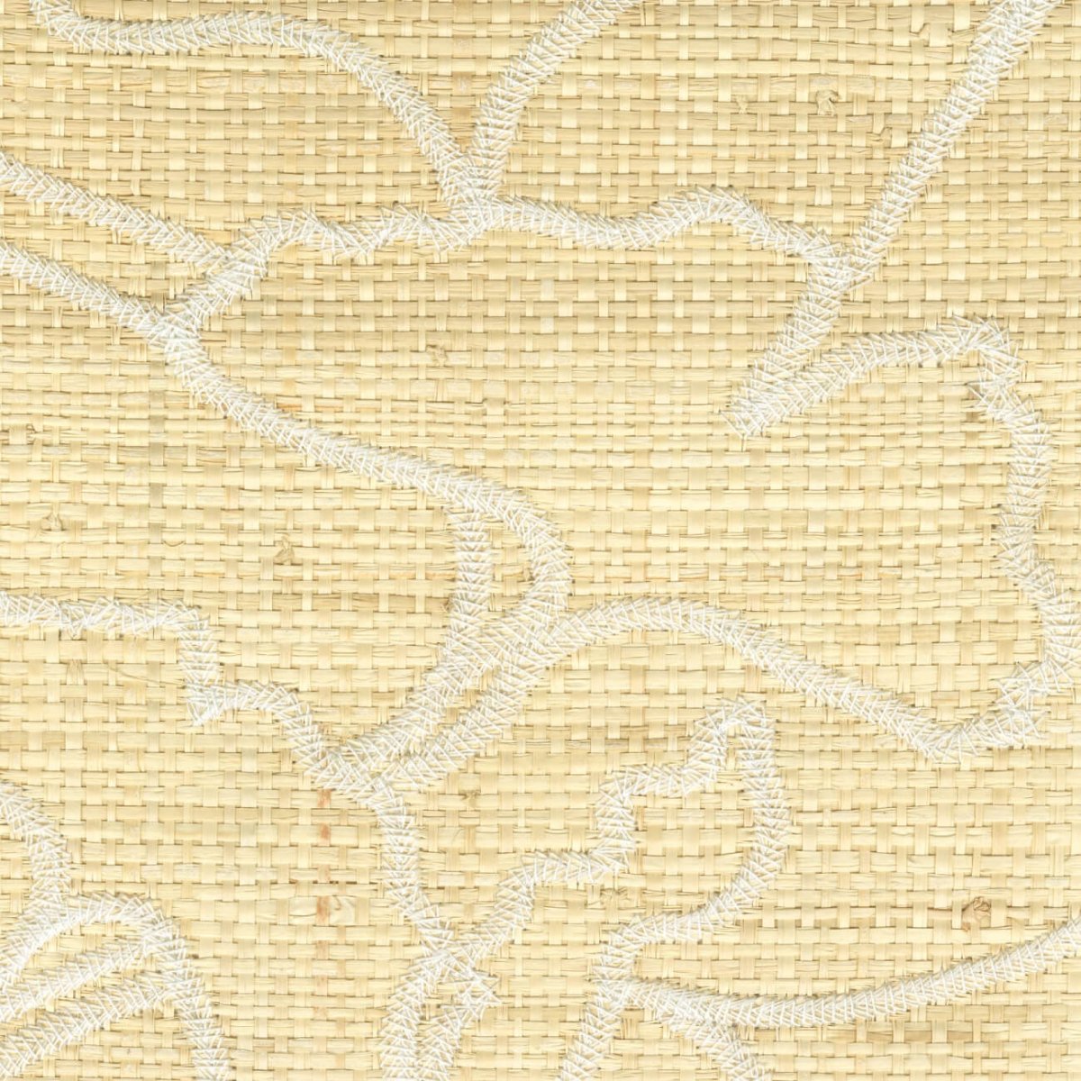 CMO Paris Raphia Brodé Behang WRA 13 10 - blond - LAB COLOUR THE WORLD