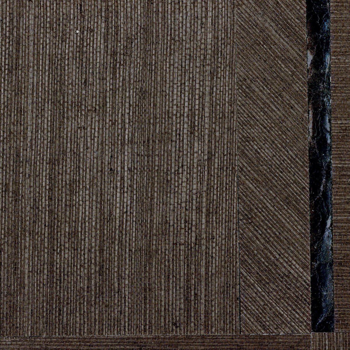 CMO Paris Sisal Carré Behang WSI 03 80 - Noir - LAB COLOUR THE WORLD