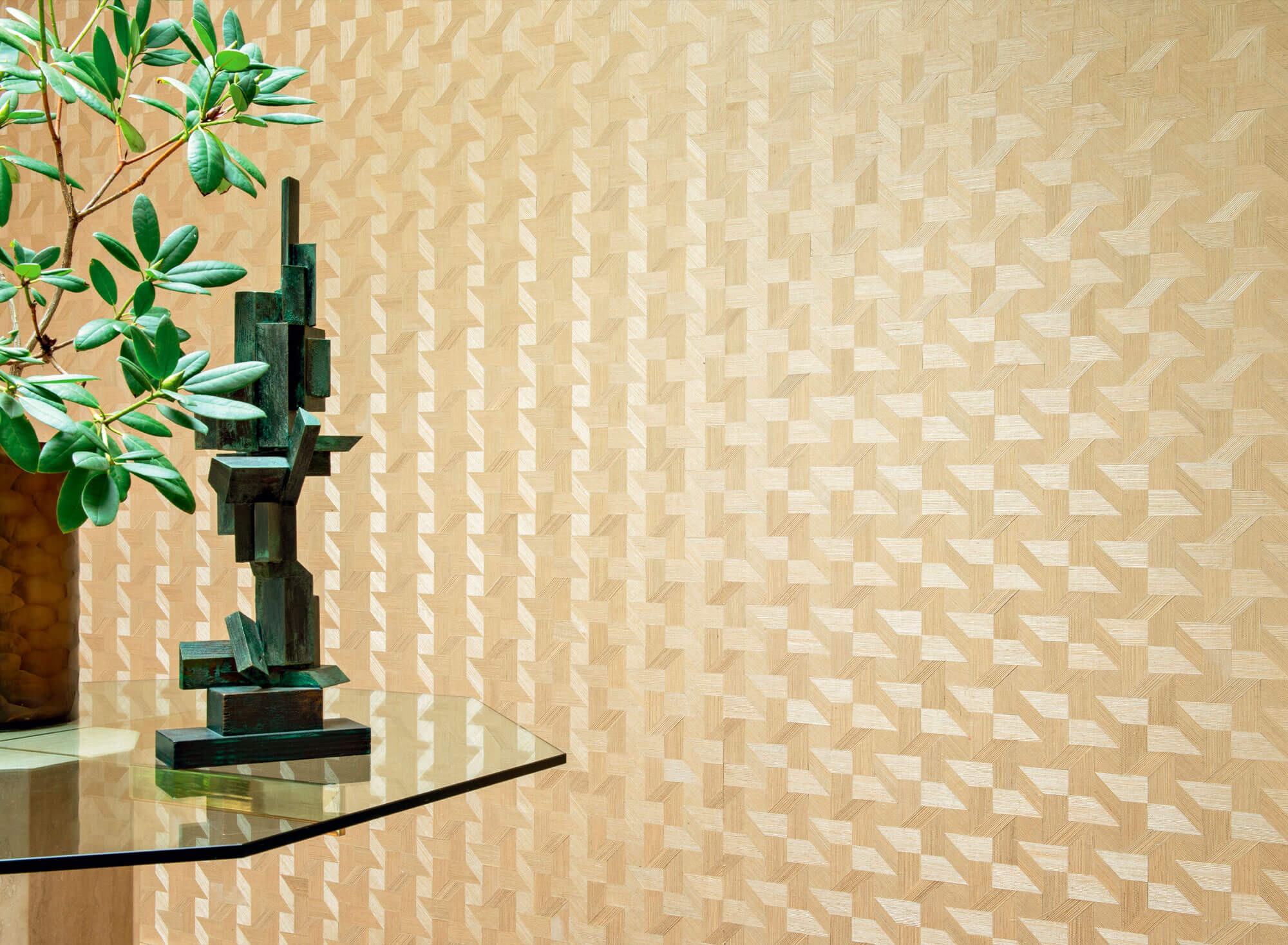CMO Paris Sisal Cannage Behang WSI 06 - Pierre