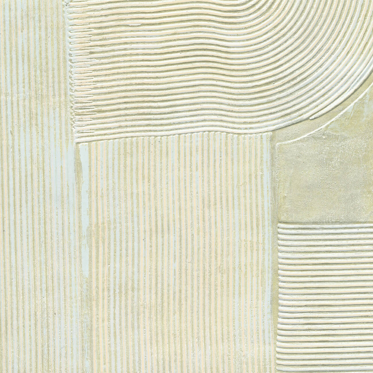 CMO Paris Gesso Peigné Behang CMO WCA 03 - Craie