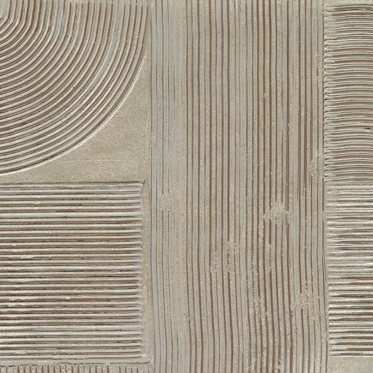 CMO Paris Gesso Peigné Behang CMO WCA 03 - Argent