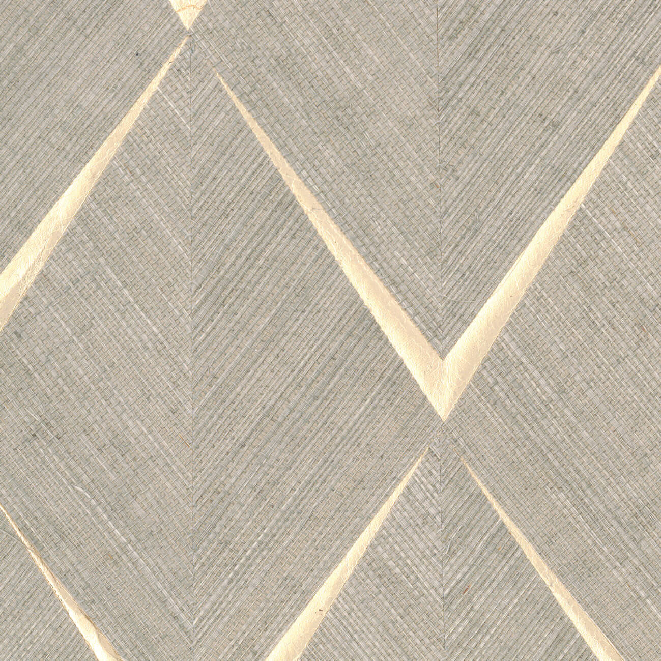 CMO Paris Sisal Losange Behang CMO WSI 02 - Beige Or