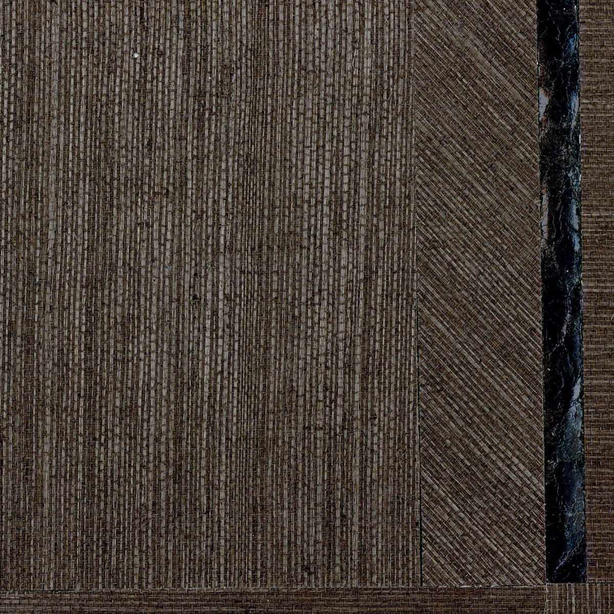 CMO Paris Sisal Carré Behang CMO WSI 03 - Noir