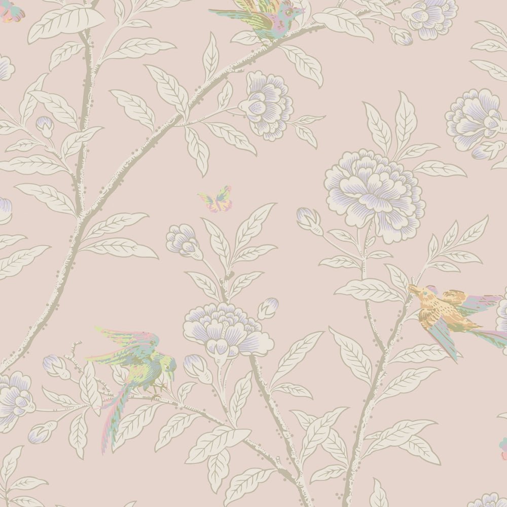 Cole & Son CLASSICS COLLECTION VOL.1 Roseberry with Birds behang 127/4020 - LAB COLOUR THE WORLD