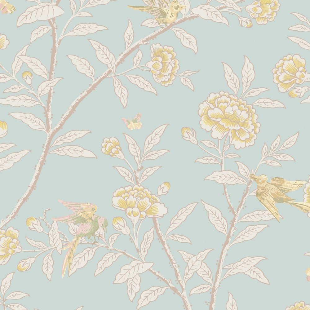 Cole & Son CLASSICS COLLECTION VOL.1 Roseberry with Birds behang 127/4023 - LAB COLOUR THE WORLD