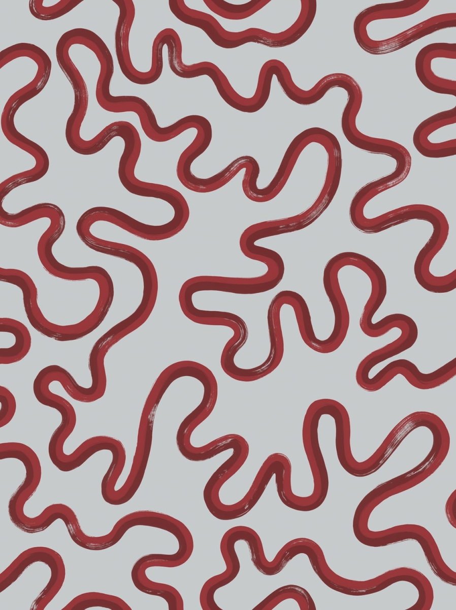 Cole & Son Vivienne Westwood Rainforest Squiggle behang 130/8031 - LAB COLOUR THE WORLD