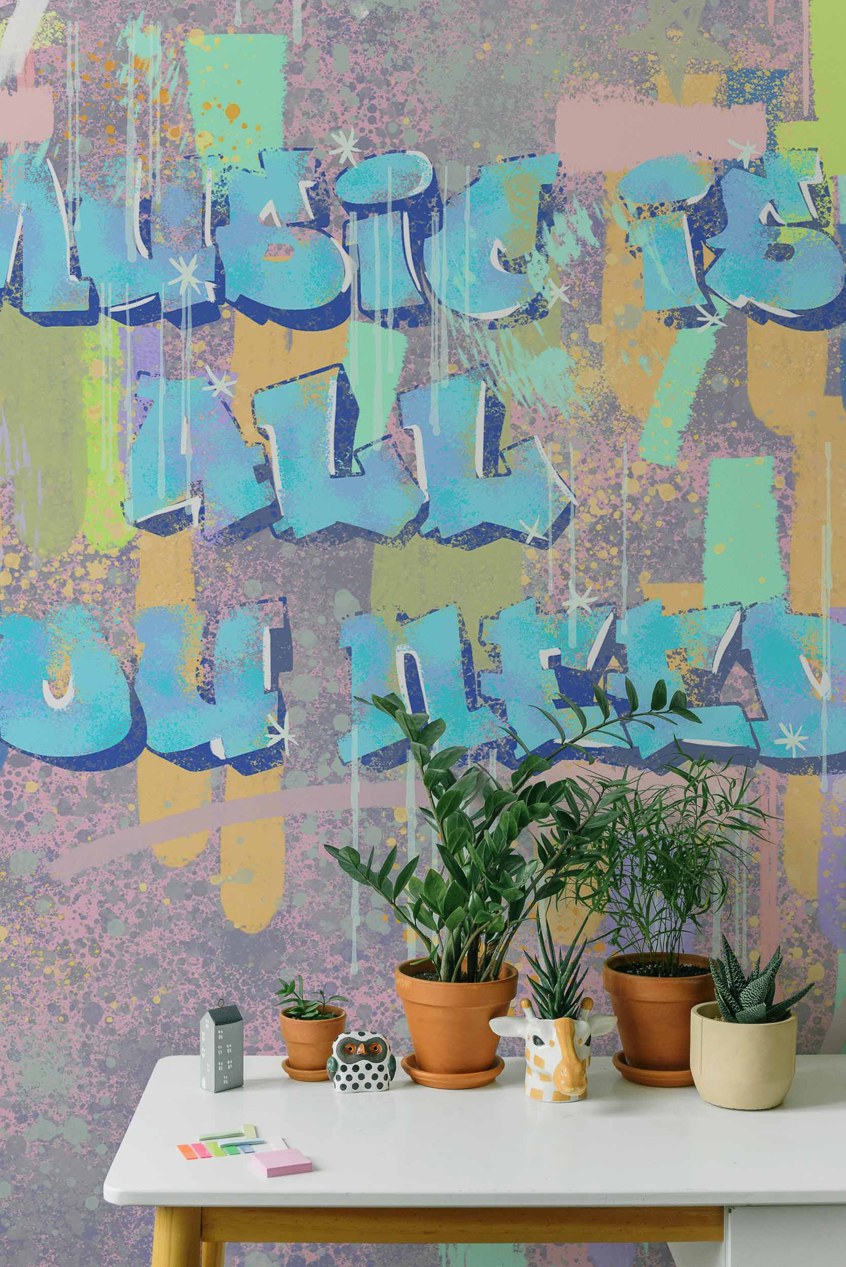 Coordonné Random Kids Cool Graffiti behang 9700100 sfeer afbeelding 2
