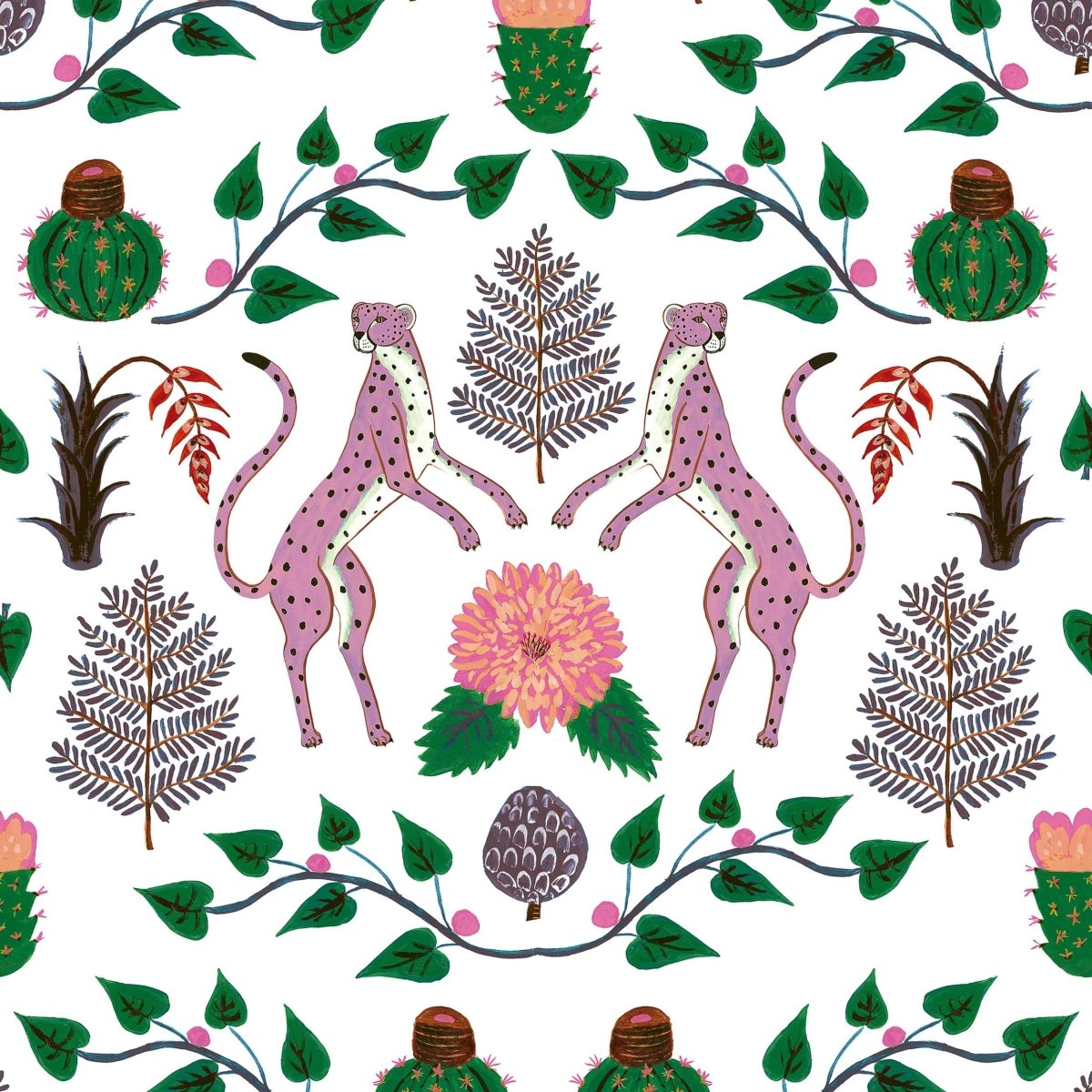 Coordonné Anima Cheetahs behang 5900045 - LAB COLOUR THE WORLD