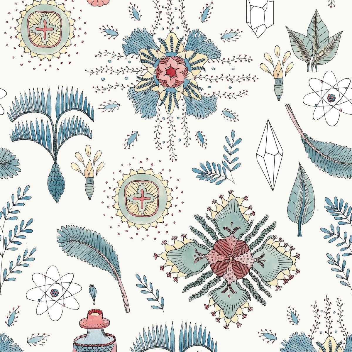 Coordonné Anima Micro Cosmos behang 5900049 - LAB COLOUR THE WORLD