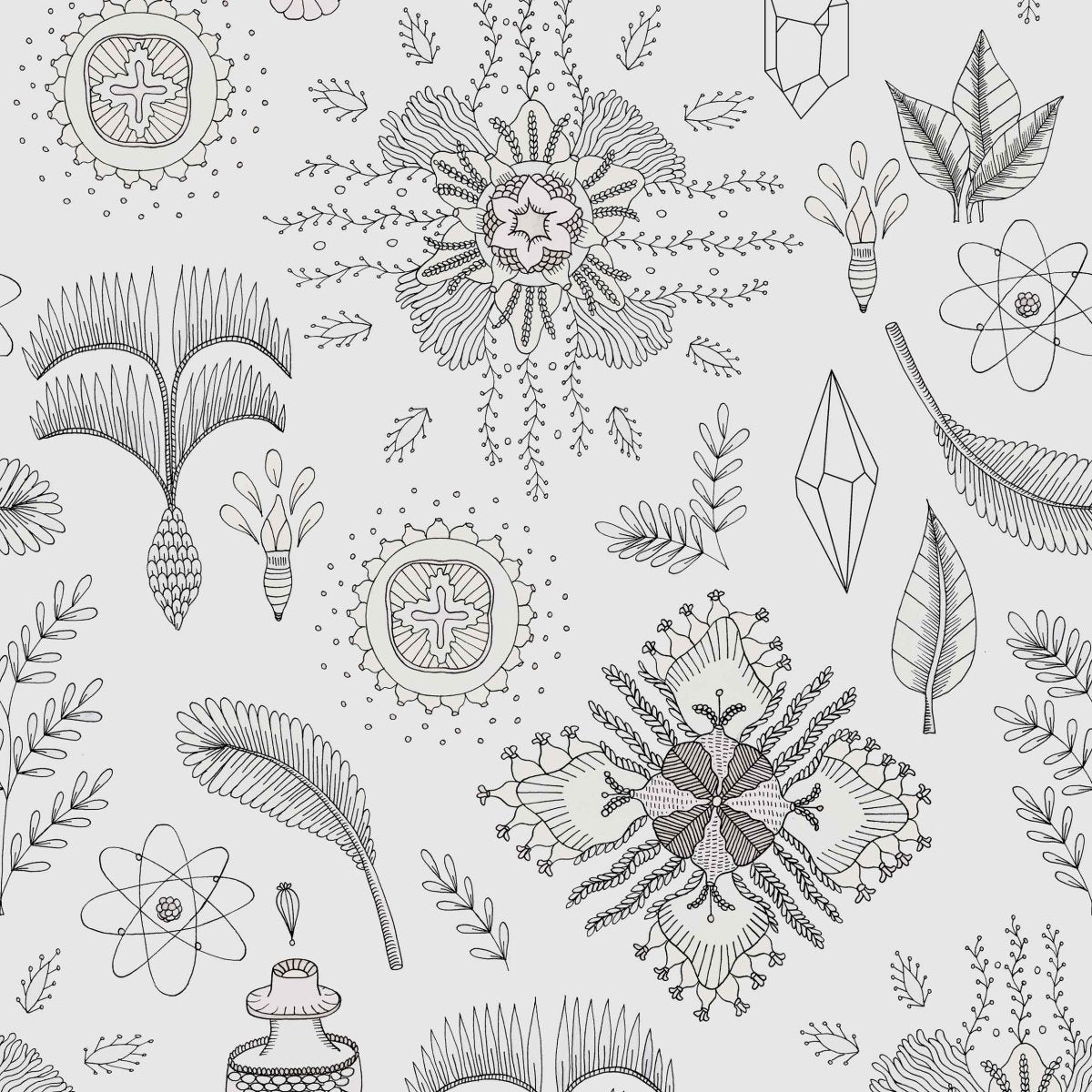 Coordonné Anima Micro Cosmos behang 5900051 - LAB COLOUR THE WORLD