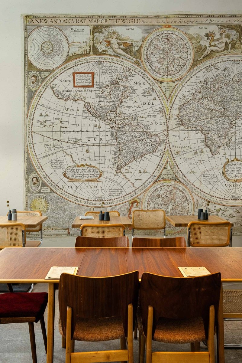 Coordonné Aracne Historical Map behang A00325 - LAB COLOUR THE WORLD