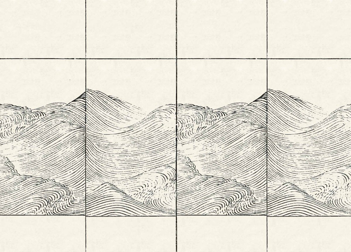 Coordonné Aracne Waves behang A00335 - LAB COLOUR THE WORLD