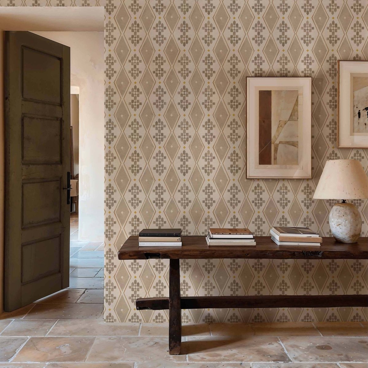 Coordonné Berber Beldi Rugs Bone behang B00449 - LAB COLOUR THE WORLD