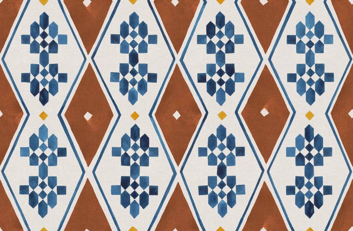 Coordonné Berber Beldi Rugs Clay behang B00450 - LAB COLOUR THE WORLD