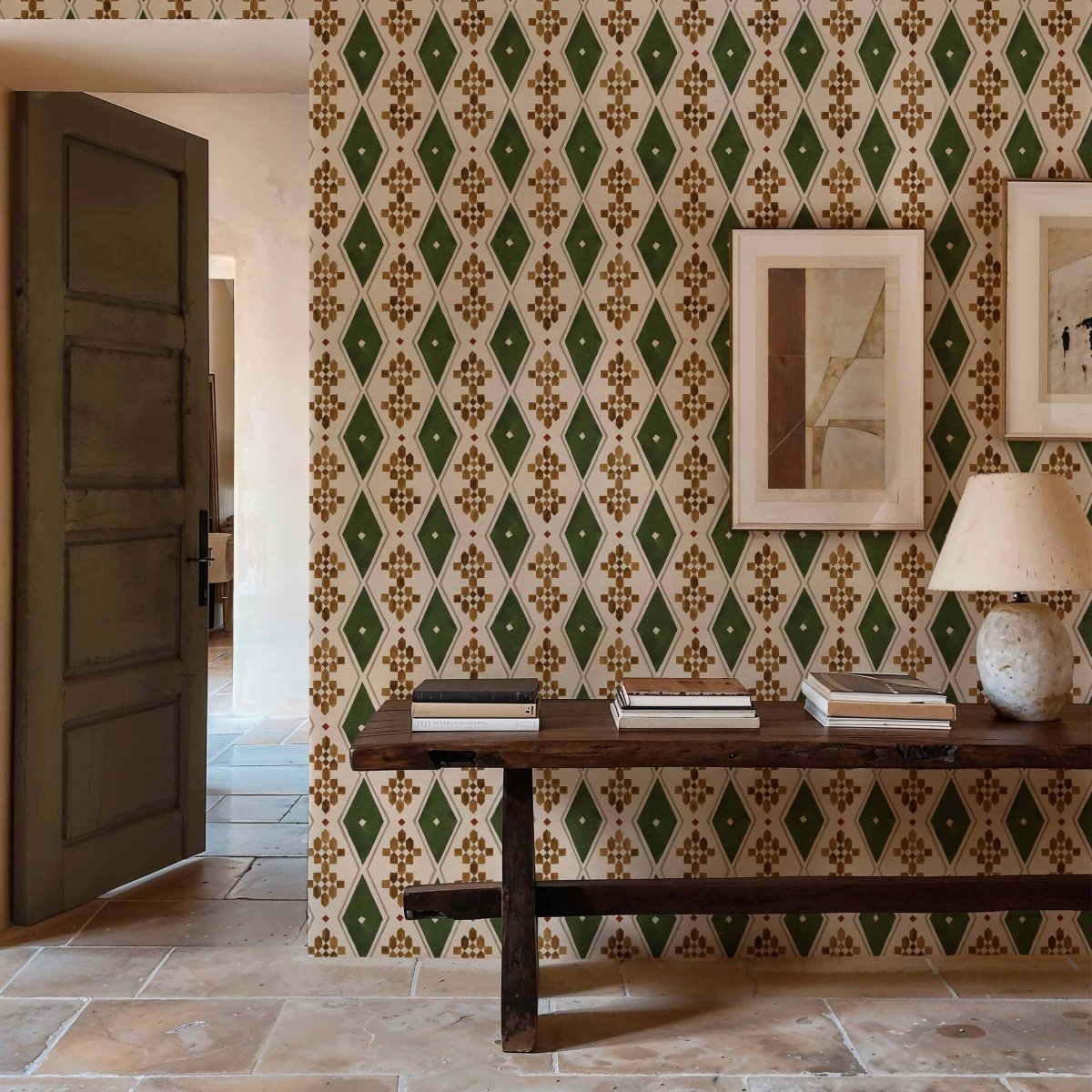 Coordonné Berber Beldi Rugs Leaves behang B00448 - LAB COLOUR THE WORLD