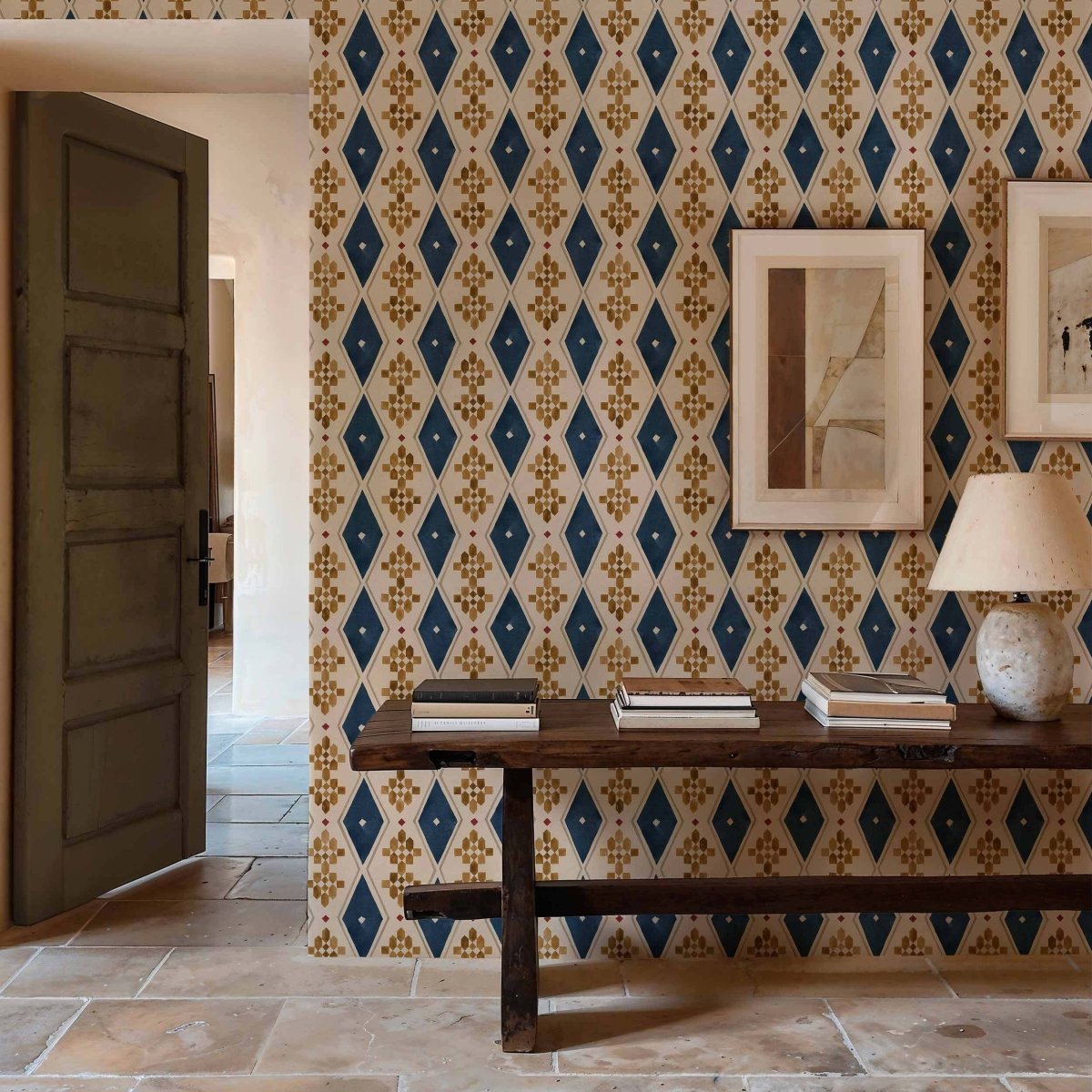 Coordonné Berber Beldi Rugs Ultramarine behang B00451 - LAB COLOUR THE WORLD