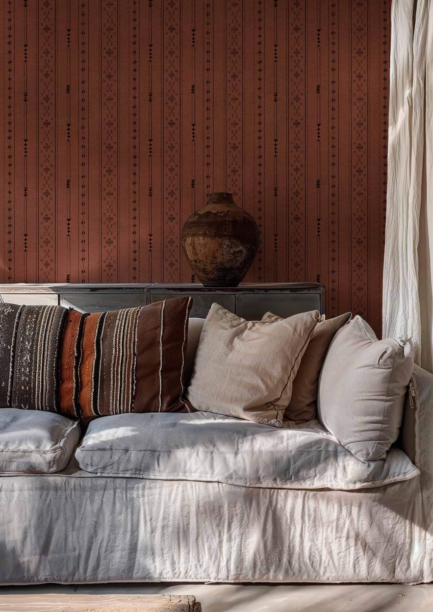 Coordonné Berber Tifinagh Script Clay behang B00421 - LAB COLOUR THE WORLD