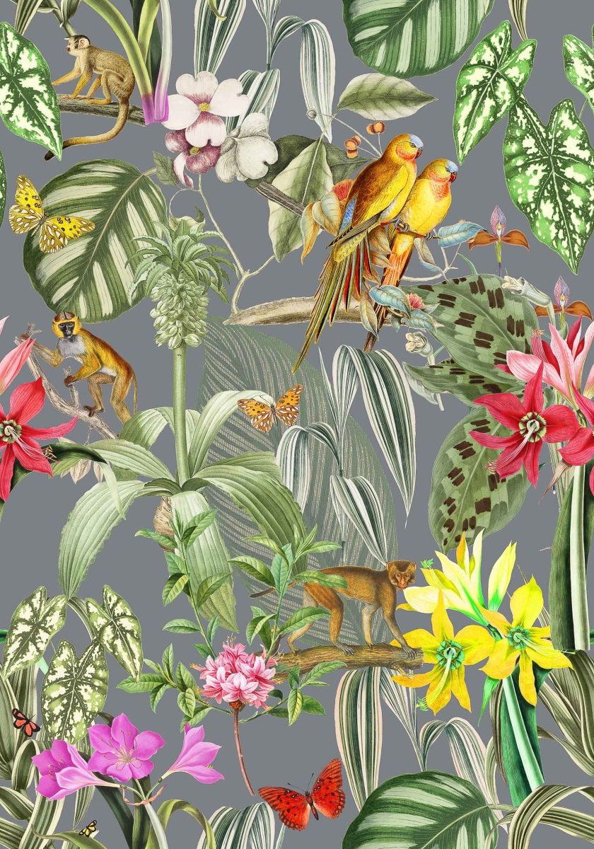 Coordonné Brazil Parrots behang 9900006 - LAB COLOUR THE WORLD