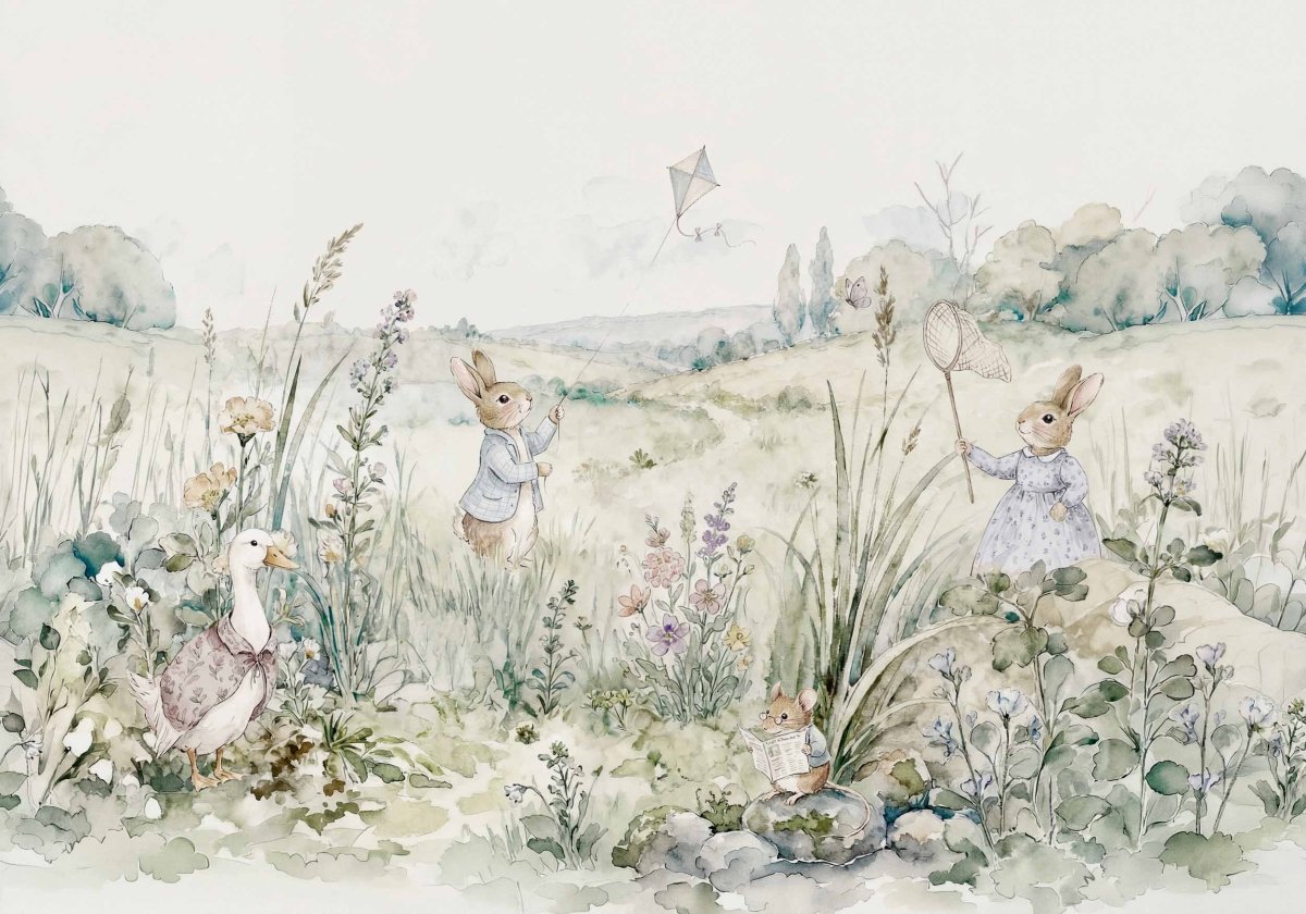 Coordonné Bunnies Behang D00340 - LAB COLOUR THE WORLD