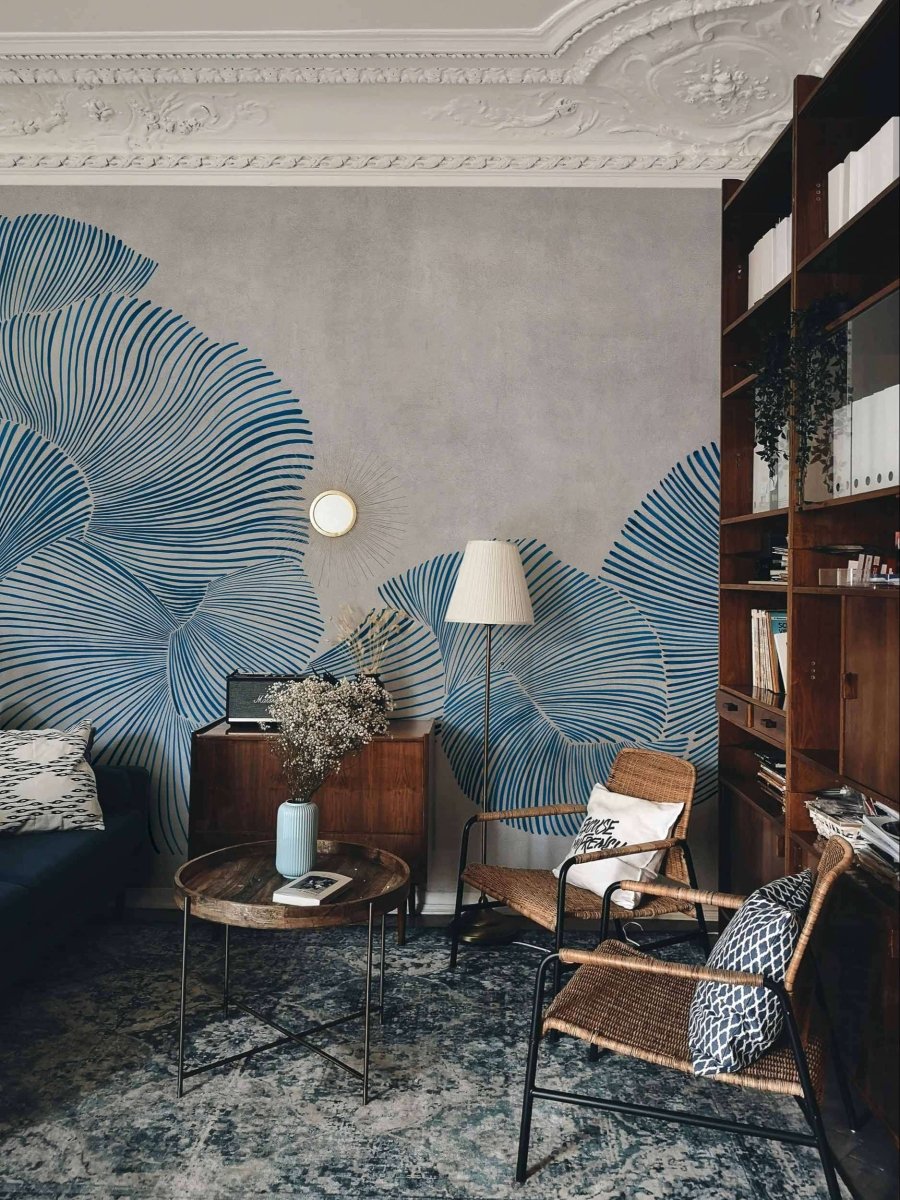 Coordonné Central Saint Martins – Rest Time Diving moment Blue behang A00943 - LAB COLOUR THE WORLD