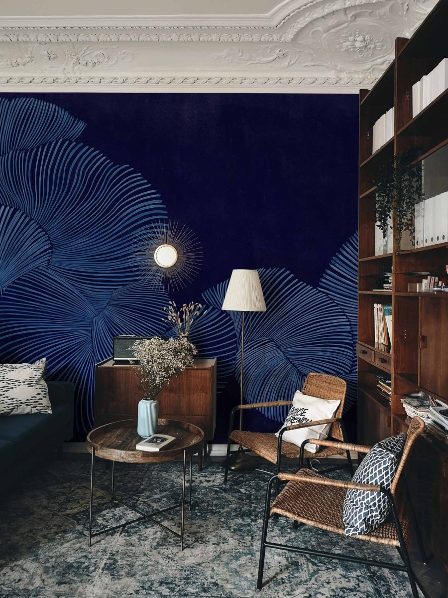 Coordonné Central Saint Martins – Rest Time Diving moment Indigo behang A00945 - LAB COLOUR THE WORLD