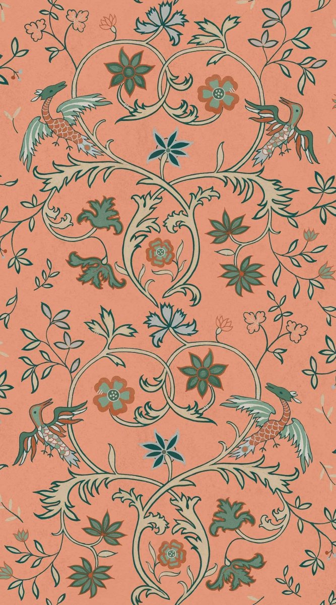 Coordonné Damaskus Antwerp Damask behang D00146 - LAB COLOUR THE WORLD