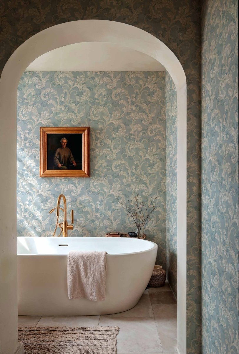 Coordonné Damaskus Byzantine Damask behang D00123 - LAB COLOUR THE WORLD