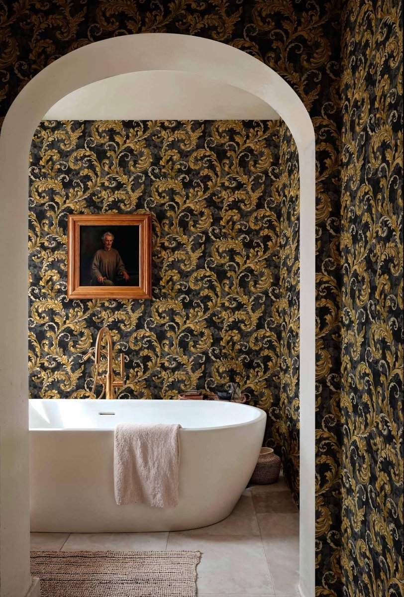 Coordonné Damaskus Byzantine Damask behang D00125 - LAB COLOUR THE WORLD