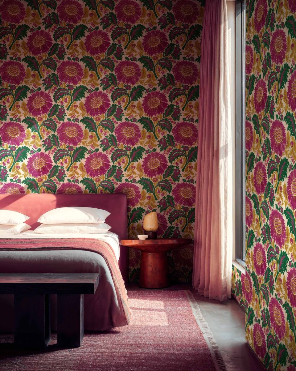 Coordonné Damaskus Chinese Damask behang D00102 - LAB COLOUR THE WORLD