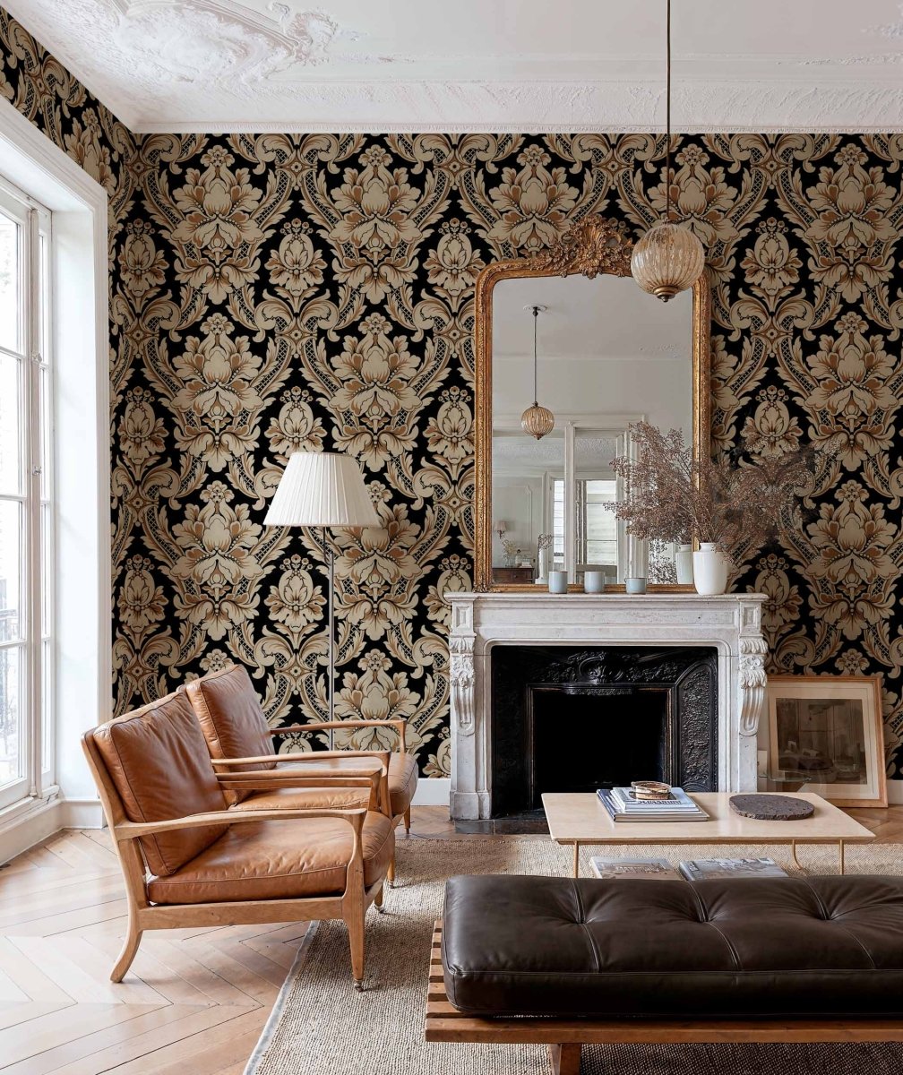 Coordonné Damaskus Venetian Damask behang D00111 - LAB COLOUR THE WORLD
