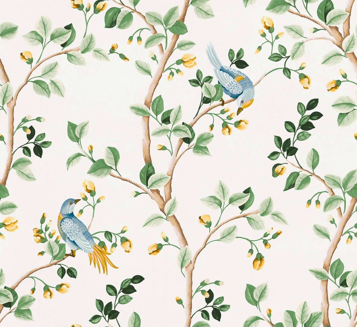 Coordonné Forbidden City Birds Prosperity behang B00122 - LAB COLOUR THE WORLD