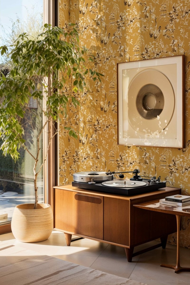 Coordonné Forbidden City Ming Pagoda Amber behang B00144 - LAB COLOUR THE WORLD