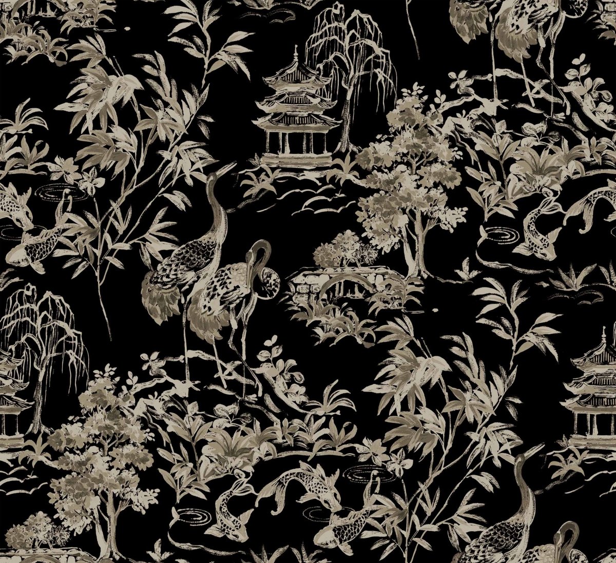 Coordonné Forbidden City Ming Pagoda behang B00142 - LAB COLOUR THE WORLD