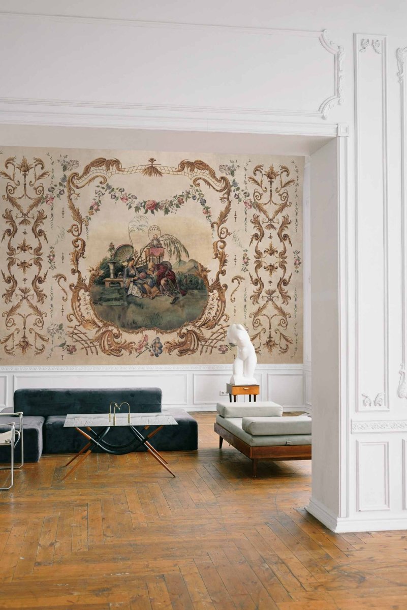 Coordonné Forbidden City Ming Portrait Papyrus behang B00158 - LAB COLOUR THE WORLD