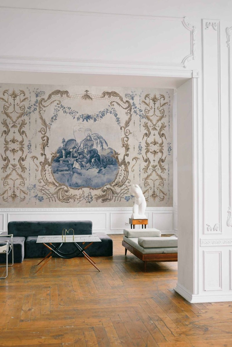 Coordonné Forbidden City Ming Portrait Sapphire behang B00159 - LAB COLOUR THE WORLD