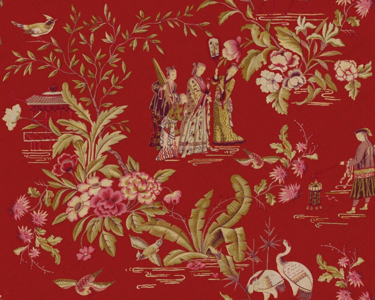 Coordonné Forbidden City Tang Walk behang B00101 - LAB COLOUR THE WORLD