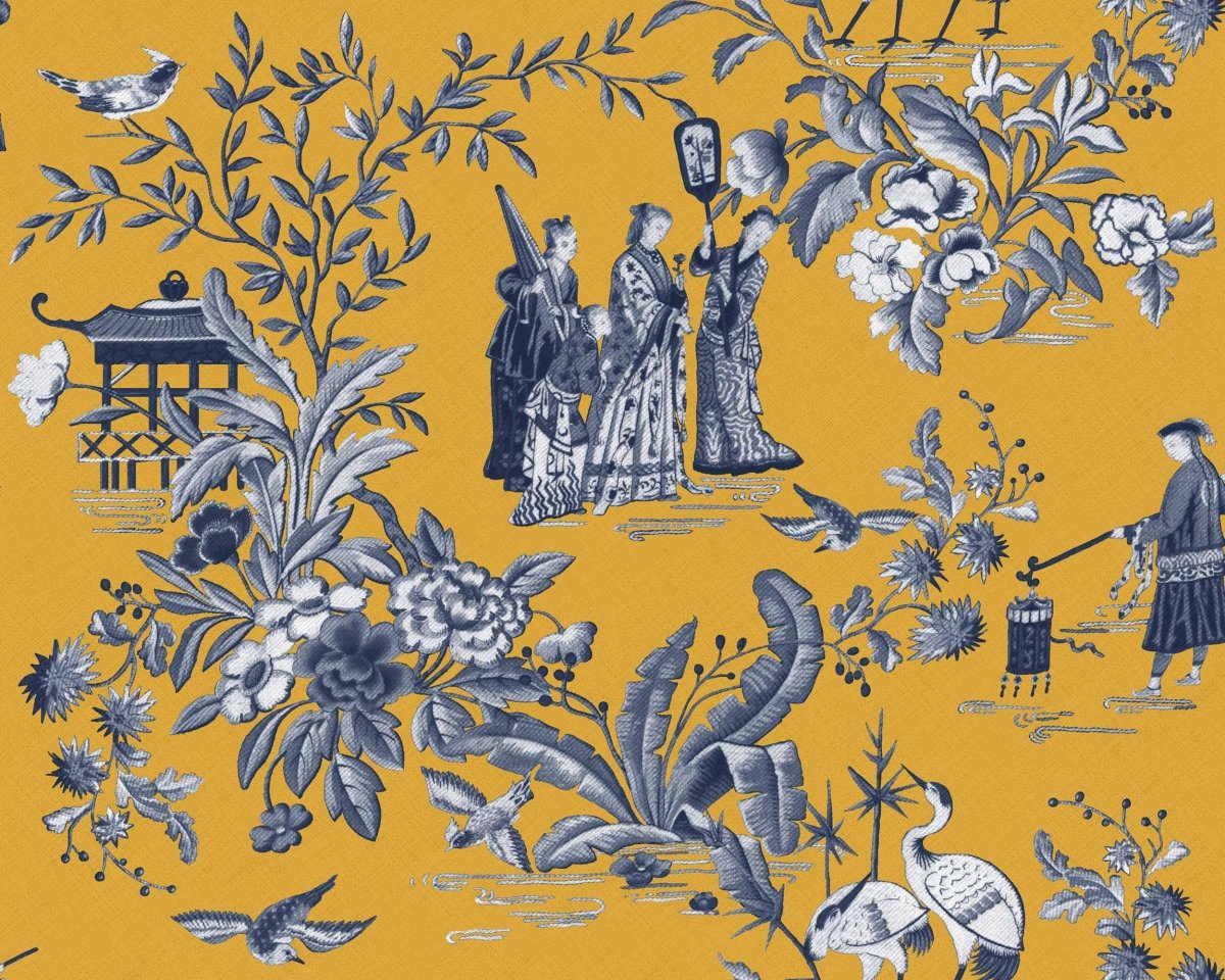 Coordonné Forbidden City Tang Walk behang B00103 - LAB COLOUR THE WORLD
