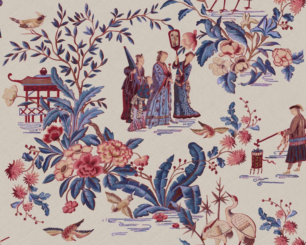 Coordonné Forbidden City Tang Walk behang B00104 - LAB COLOUR THE WORLD
