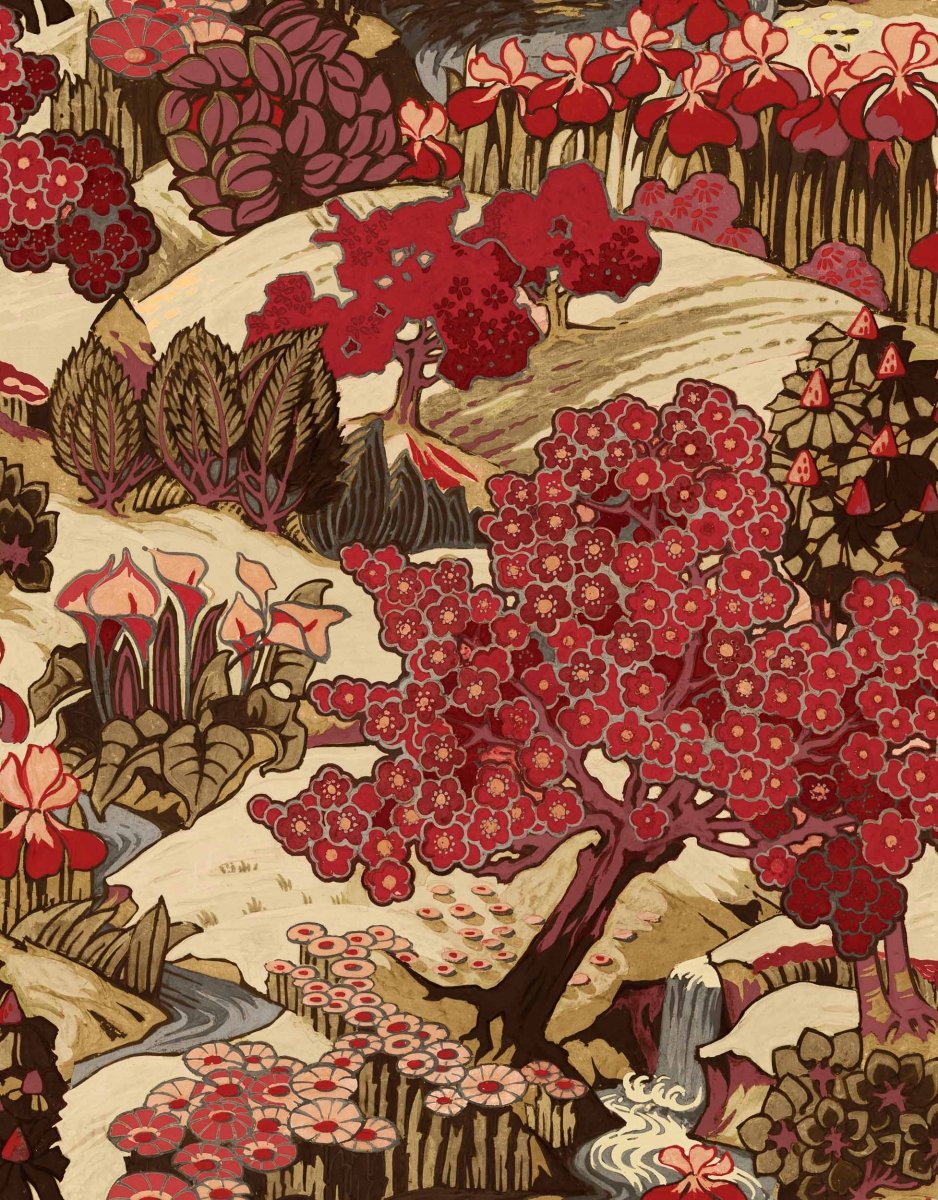 Coordonné Forbidden City Yu Garden behang B00145 - LAB COLOUR THE WORLD