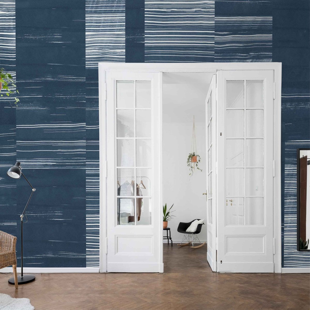 Coordonné Geo Earth Layers Sapphire behang A00157 - LAB COLOUR THE WORLD
